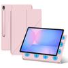 For Samsung Galaxy Tab S10 FE+ Case Origami Stand PU Leather Magnetic Tablet Cover