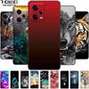 For Redmi Note 12 Pro 5G Case Note12 Covers TPU Black Silicone Starry Cover for Xiaomi Redmi Note 12 Pro+ 5G Plus Cartoon Soft