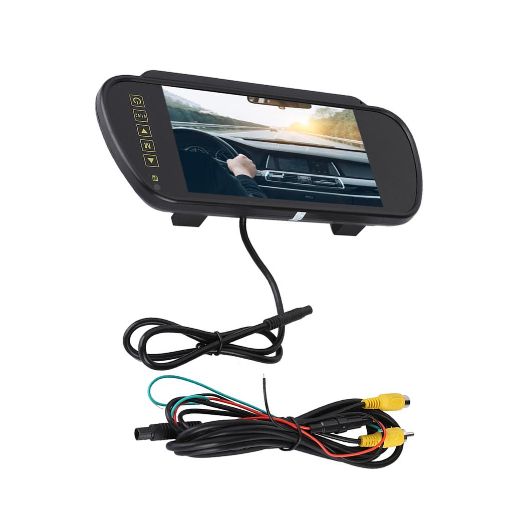 Rear View Mirror Monitor 7inches LCD Display Backup Camera Monitor for Rear View Camera