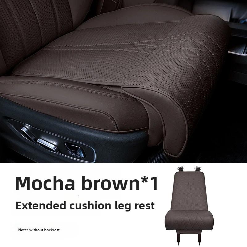 New Car Seat Leg Support Extension Suede Universal Auto Seat Extender Leg Cushion For Driver Memory Foam Seat Padding Mat Cover