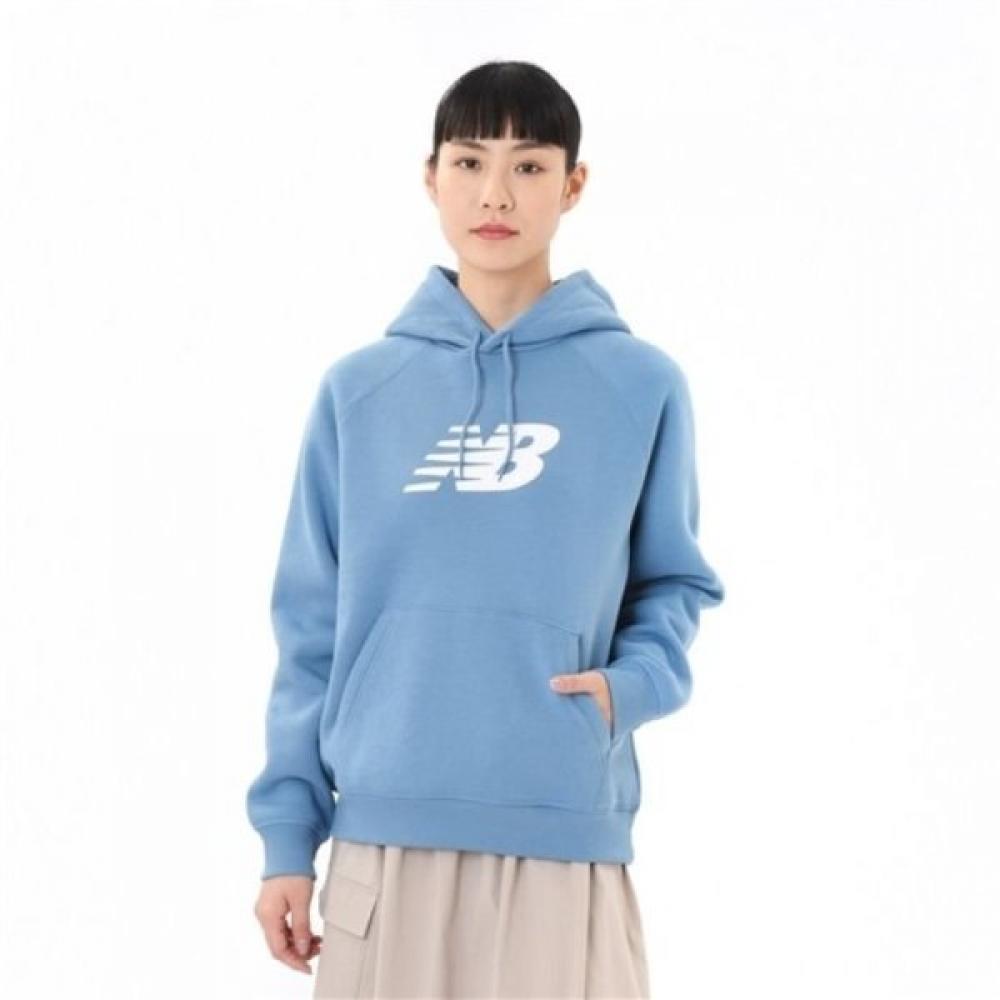 

New Balance Галерея Спортивный флисовый капюшон с логотипом Wt43524 Heb New Balance L