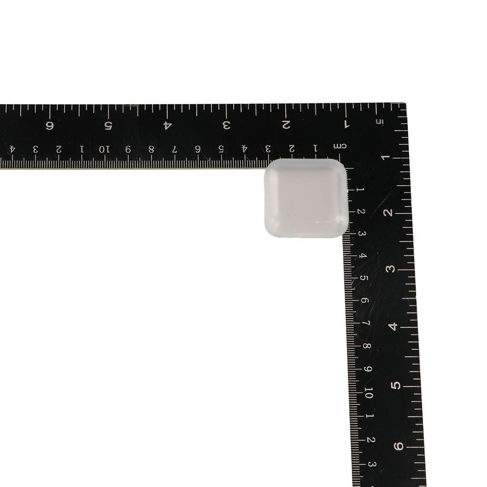 100 Pcs Finishing Jewelry Storage Case Transparent Square Plastic Case  Earring Ring