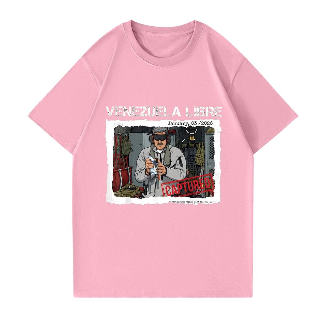 Modisches rundhalsiges lässiges bedrucktes kurzärmeliges T-Shirt Top für Damen und Herren