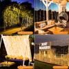 Outdoor Solar Curtain Light 300LED Waterproof String Lights Garden Yard Pavilion Fairy Garland String Lights Holiday Decor Light