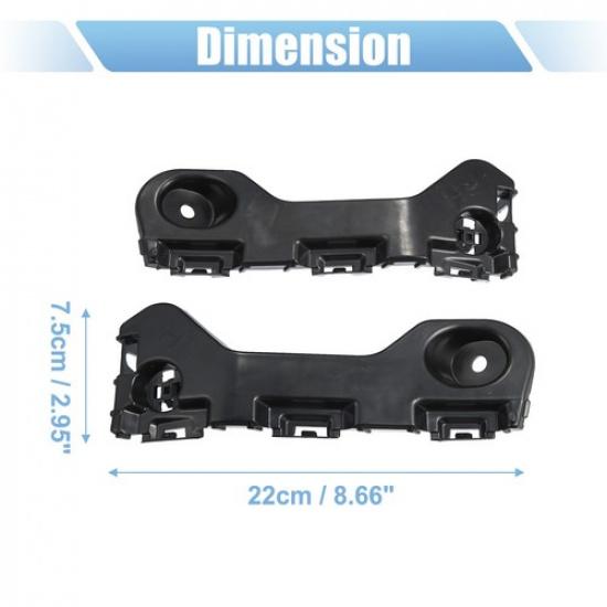 1 Pair Front Bumper Mounting Support Bracket BT4Z17C947A for Ford Edge 11-14