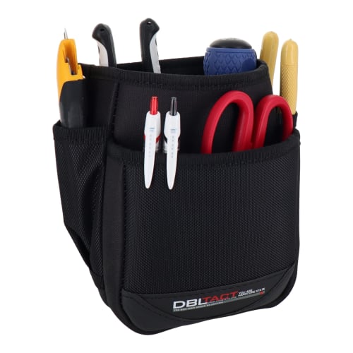 Sankyo Corporation DBLTACT 2-Tier Waist Pouch, Black, DT-02S-BK