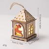 Christmas Luminous Wooden Cabin Ornament - Small House Tree Decoration