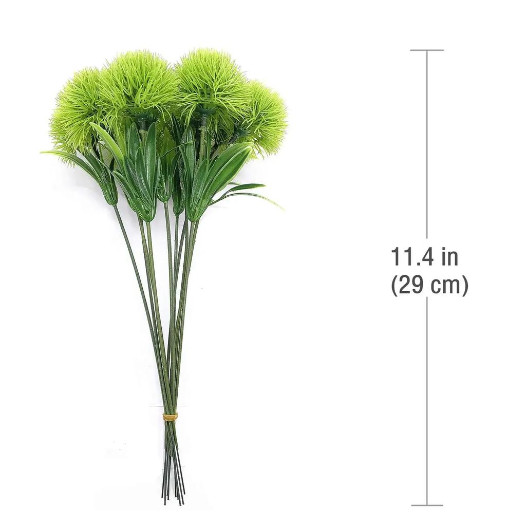 10/5Pcs Dandelion Artificial Flowers Plants Bouquet Plastic Fake Flower for Home Wedding Table Decoration DIY Floral Arrangement
