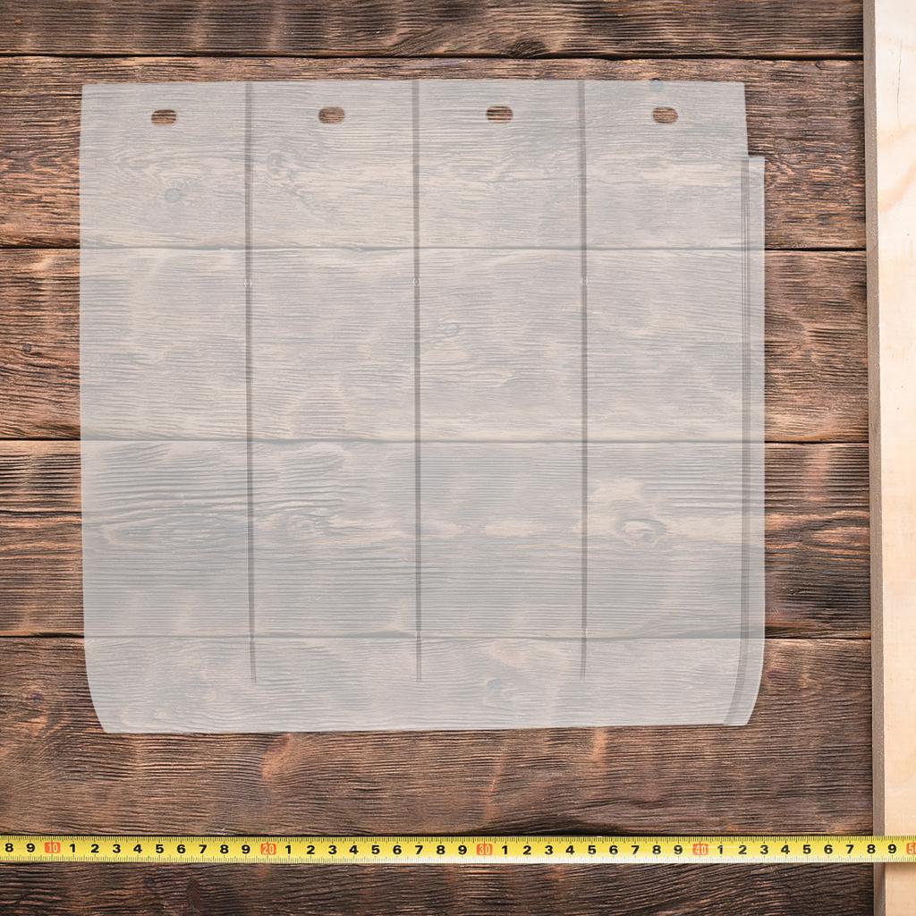 Window Awning Outdoor Waterproof Pc Material Flat Edge Design for Patio Balcony Door Rain Shelter Porch Supply Yard Canopy