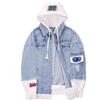 Men's Handsome Korean Style Loose Denim Jackets for Spring and Autumn
