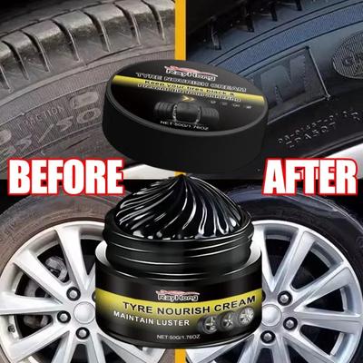 BUTAI Tire Shine Gel Pro – Instant Black Finish Restorer with UV Protection, Non-Greasy Formula for Cars/Trucks/SUV
