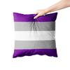 Aertemisi 18'' x 18'' Greysexual Pride Flag Rainbow LGBT Square Throw Pillow Cushion Covers Cases Pillowcases 45cm x 45cm