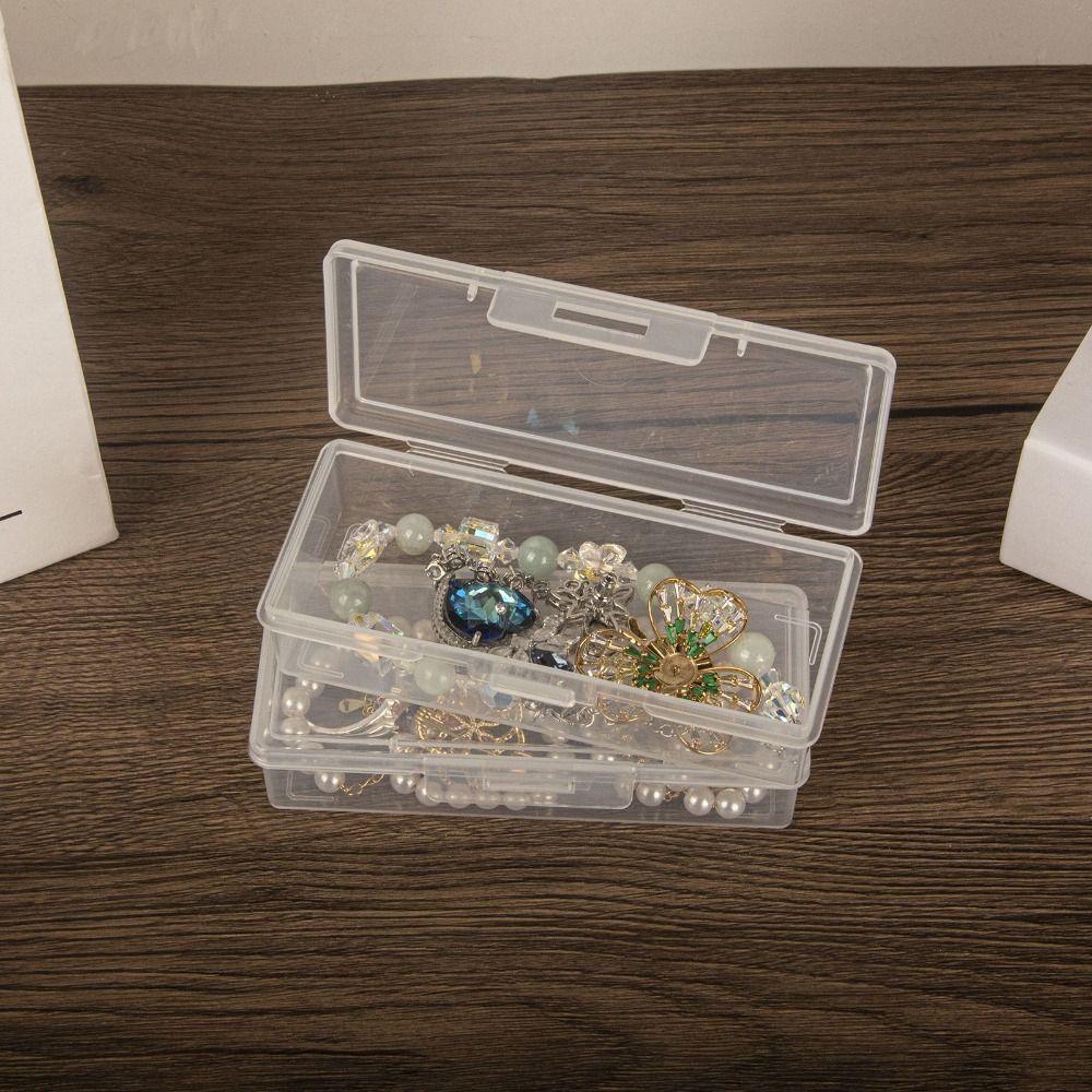 Clear Clear Storage Box Plastic Craft & Sewing Supplies Container Organizer Case  Home Storage