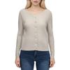 Women's V-neck Thin Long-sleeved Solid Color Short Knitted Sweater Slim Fit Sweater