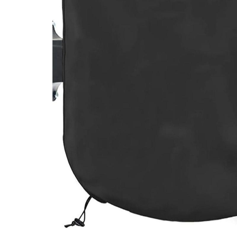 Hose Reel Cart Cover Black Waterproof Standing Water Hose Reel Protective Cover Furniture Replacement for Outdoor