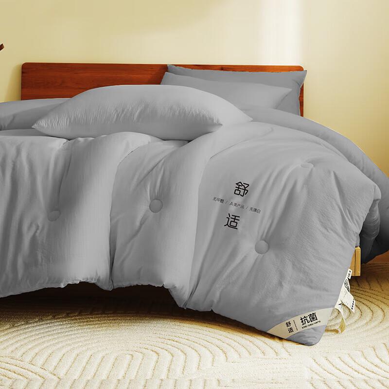 HLA Soft Antibacterial Undyed Soybean Fiber Quilt