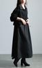 Gold Japan Plus Size Dress Long Mixed Coordinates for Fall and Sizes Black Women's Set, Blouson, Cropped, Material, Flared, Stretch, Spring, Nw-24029,
