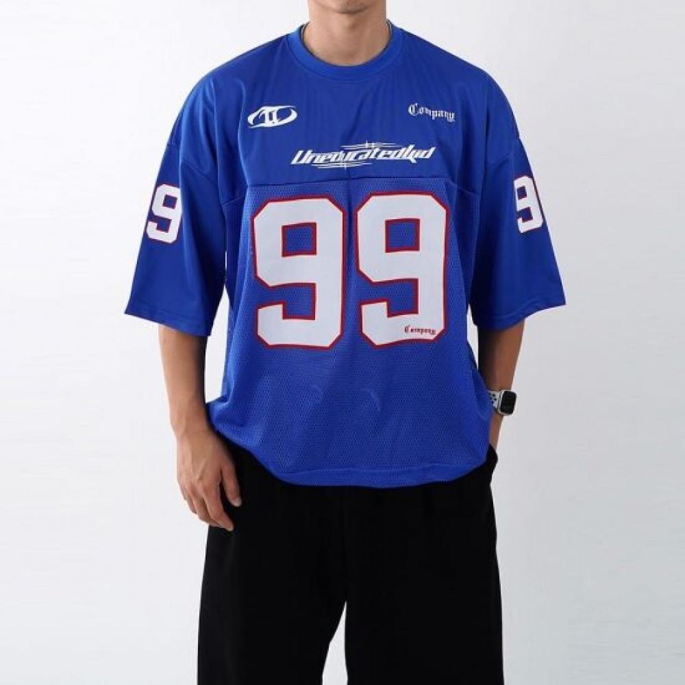 Onl Men Com Mesh Rugby ShorT Sleeve FuncTional T shirT Block Core Look