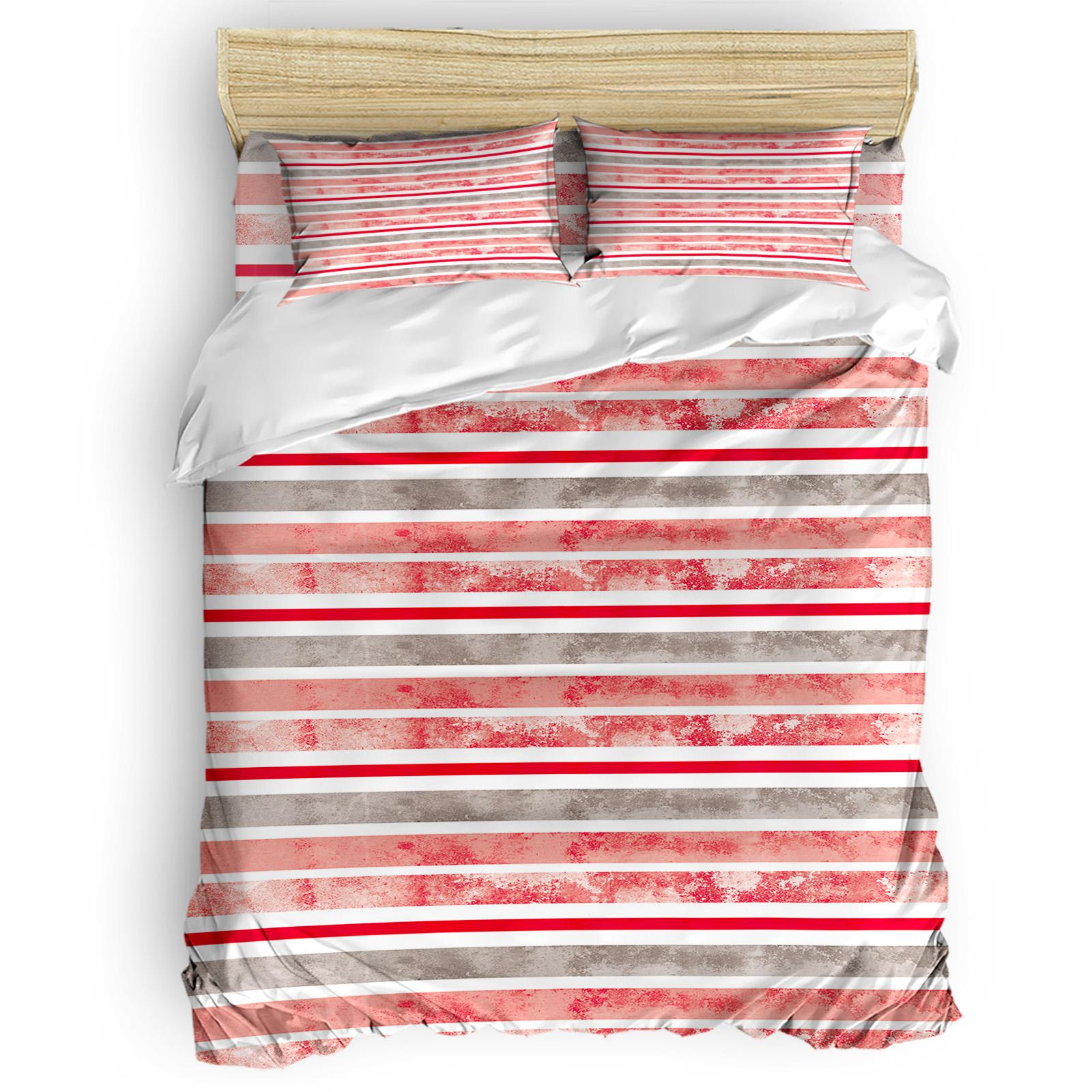 

Coral Watercolor Gradient Mottled Retro Comfortable Household Goods Bedroom Bed Luxury Duvet Cover 2/3/4 Pieces Eu Twin 135x200cm