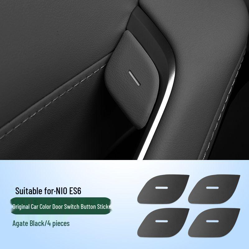 23-26 Nio ES6/EC6 Door Switch Leather Protective Stickers for Interior Modification