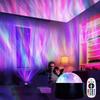Color-changing Moon Galaxy Projector Light USB Plug-and-Play Flashing Light Effect RGB Projector Lamp Christmas Tree Mini