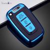 Soft Tpu Auto Smart Key Fob Cover Case Housing Fit For Hyundai Solaris Hb20 I30 Veloster Sr Ix35 Elantra Accent Fit For Kia Rio Sportage K2 K3