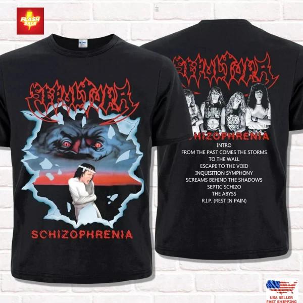 Sepultura T-Shirt Schizophrenia 1987 Thrash Metal Death Metal Groove Metal Unisex T-Shirt M