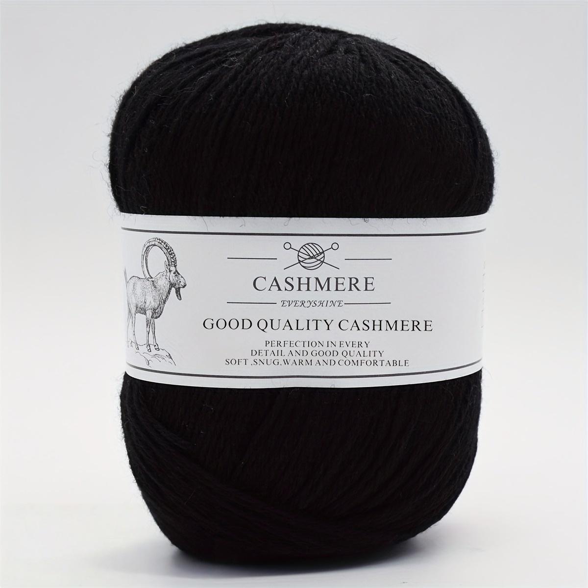 

Пряжа премиум-кашемира для вязания спицами и крючком – 50 г/1,76 унции, 320 м/350 ярдов, ультрамягкая тонкая шерсть ручной работы (Спицы 1,5-2,5 мм) Свитера DIY-поделки