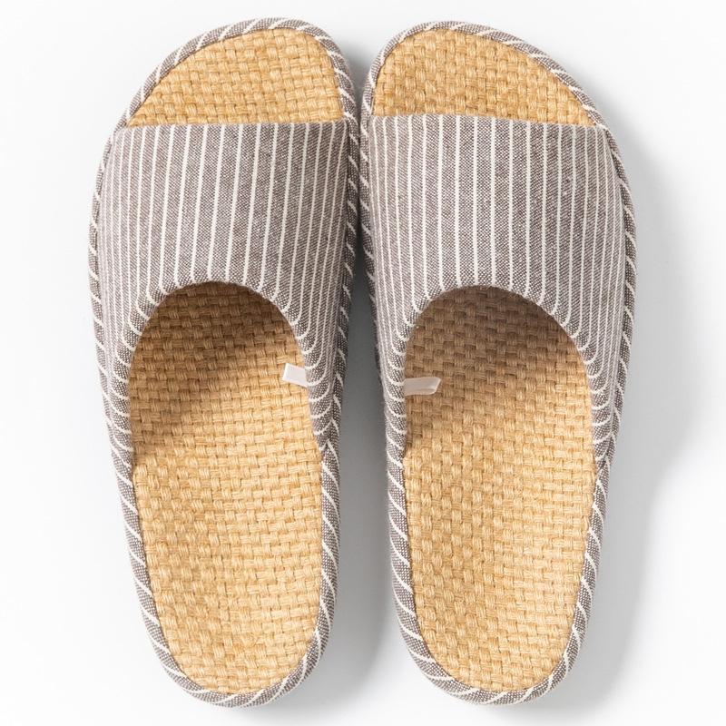 Japanese Style Linen Home Slippers