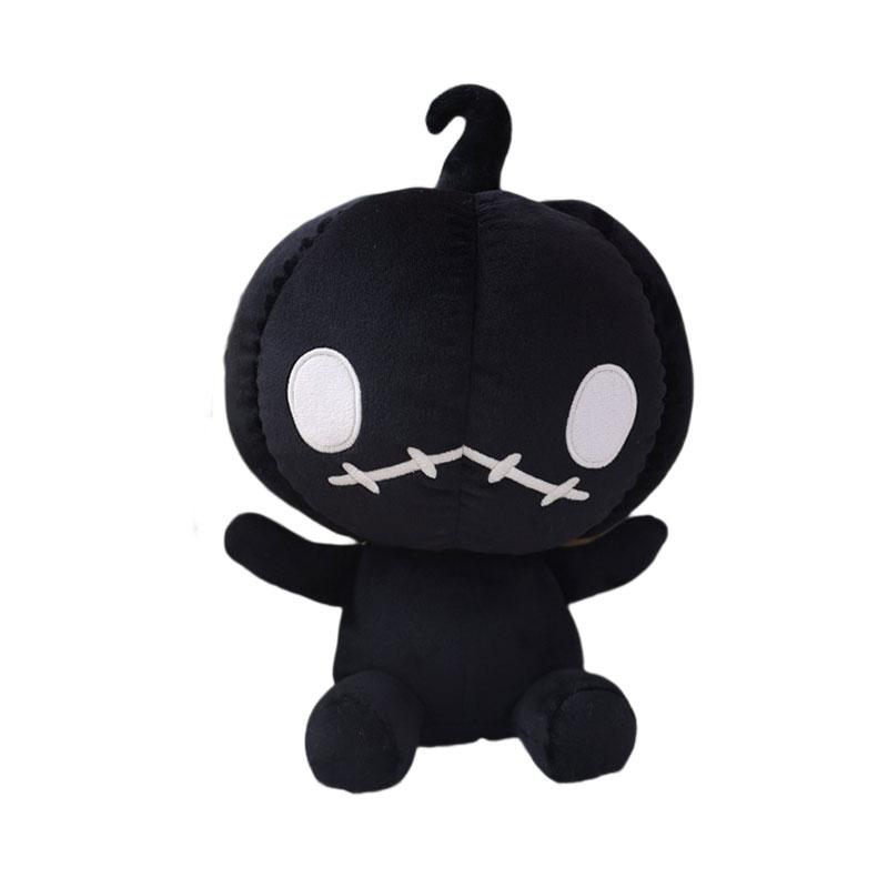 

Halloween Cute Pumpkin Plush Toy Noctilucent Doll Party Decor Holiday Kids Gifts чорний
