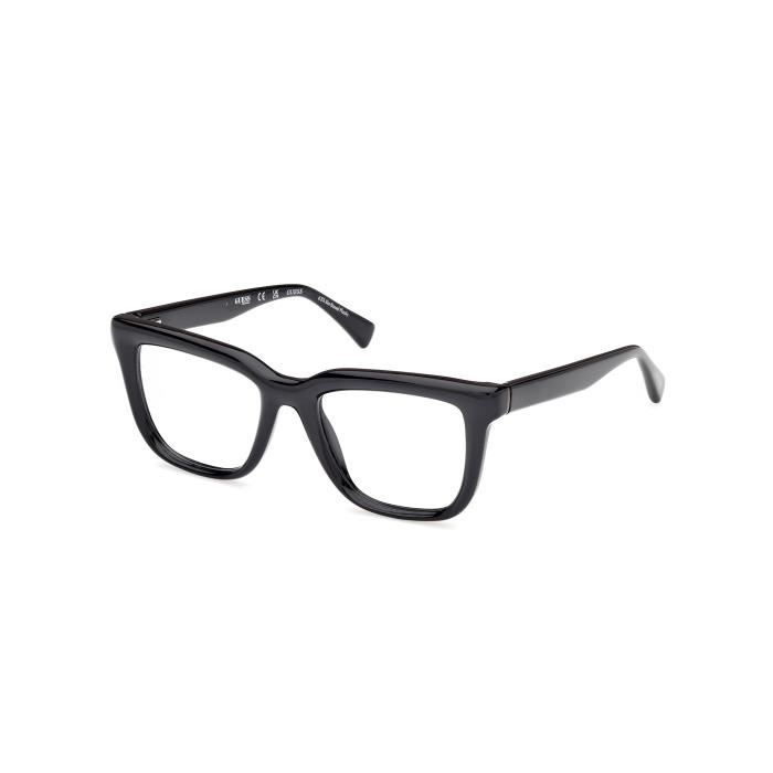 Lunettes De Vue Guess GU50151 52/19/145 001 Shiny Black INJECTED FRAMES UNISEX Guess GU50151 Shiny Black Eye Glasses 52 19 145