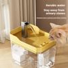 High End Transparent Cat Water Dispenser, Plug-in Automatic Wired Water Dispenser, Pet Water Dispe,circulating Flow Water Basin