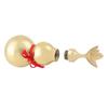 Open Cover Brass Gourd Smooth Surface Wu Lou Gourd Statues Feng Shui Gourd  Feng Shui Decoration