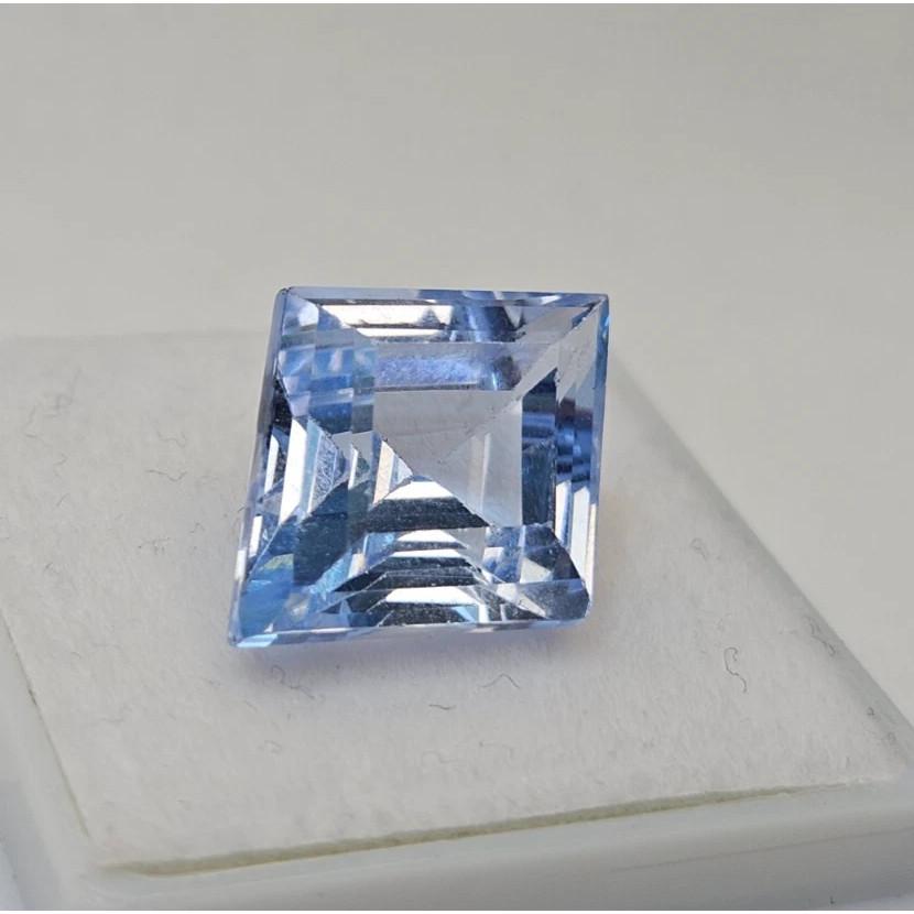 Light Blue Sapphire Natural 8+ Ct Fancy Cut Fabulous Certified Loose Gemstone