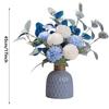 45cm Eucalyptus Artificial Flowers Bouquet Decoration Fake Ornament Table Home Room Decor Garden Party Autumn Bridal Bouquet