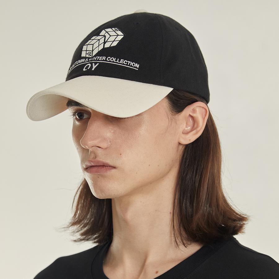 Opeunyadeu(Owai) Cube Logo Cap Black/Ivory