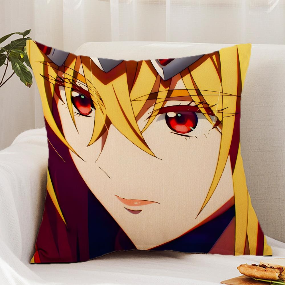 A W-Wild Last Boss A-Appeared! Anime Cushion Cover Premium Comfort Reversible Pillow Cover - Dual - Use Design for Home & Car