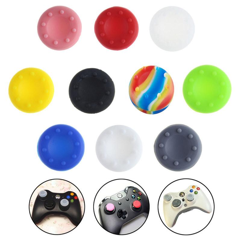 20pcs/lot Random Shipment Mix Color for Ps4 Ps5 for Xbox One Series S X Joystick Thumb Stick Grip Silicone Cap 1