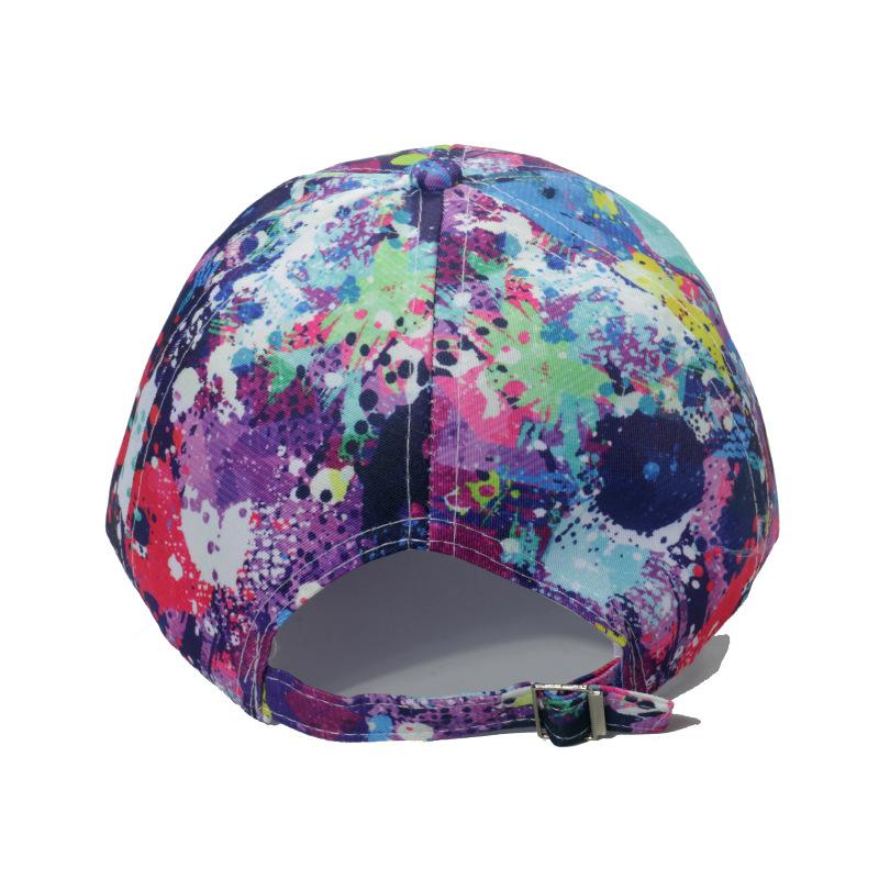 New Spring And Summer Casual Sun Hat Trend Hip Hop Color Graffiti Painted Men'S And Women'S Adjustable Baseball Hats Gorras