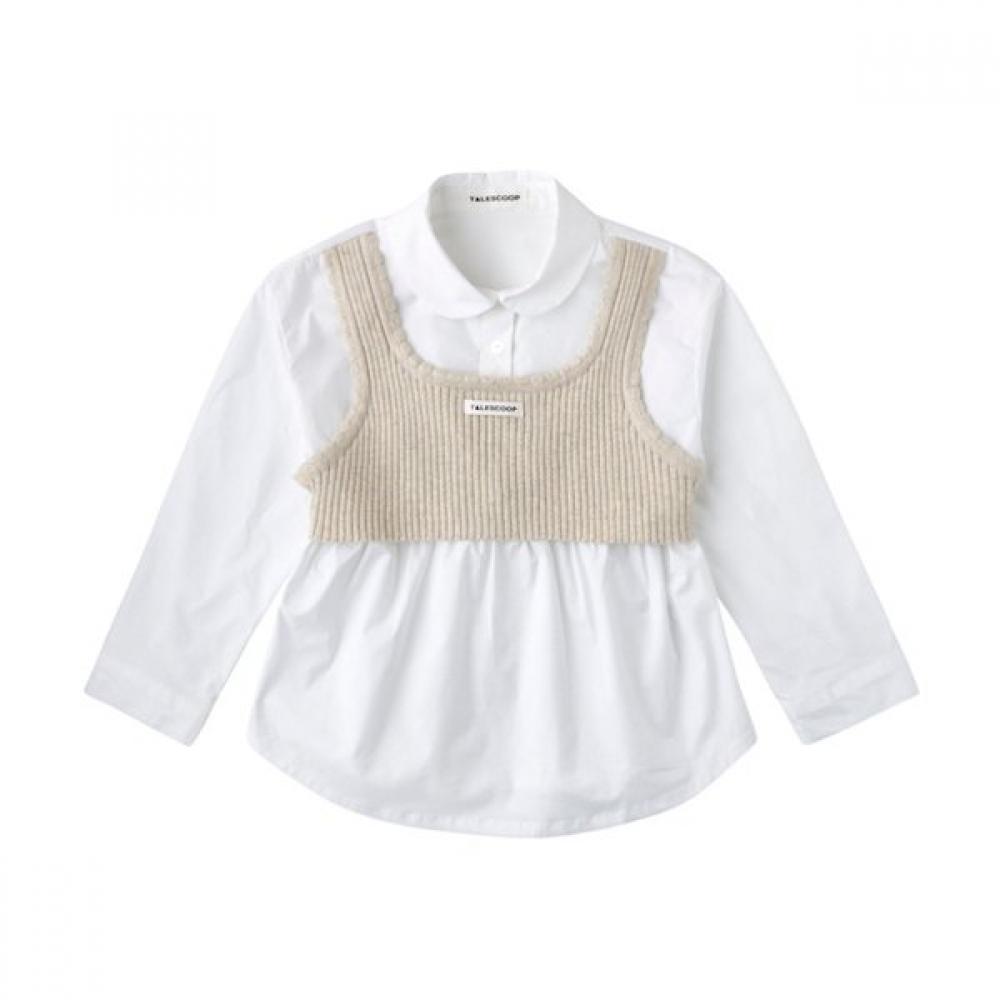 Многослойная рубашка Little Ground Knit 76114 312 01 WHITE/155