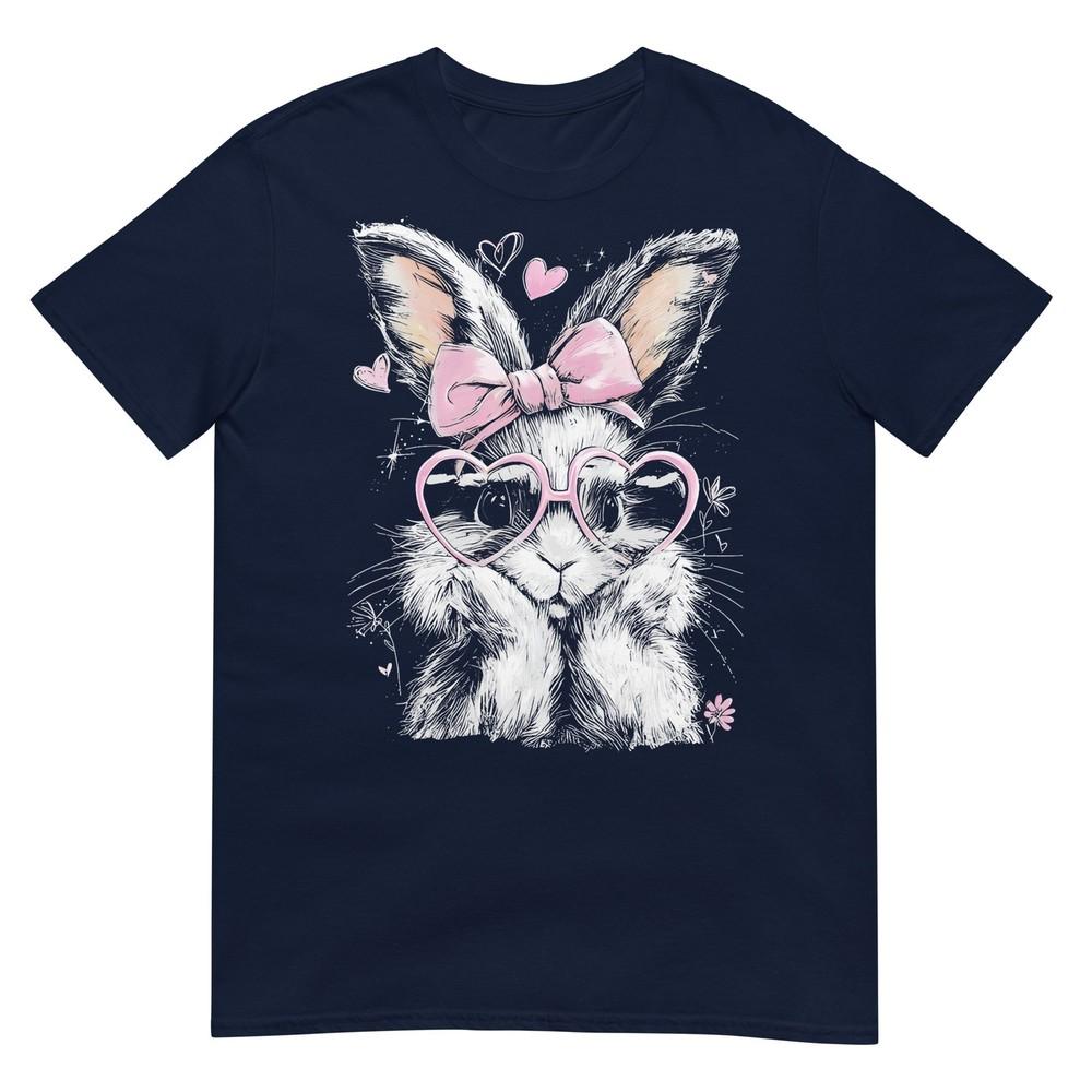 Cute Easter Bunny For Unisex Pink Rabbit Coquette Girly TShirt S