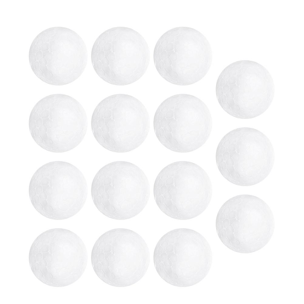 120Pcs White Foam Balls Christmas Craft Supplies DIY Educational Kids Preschool Kindergarten Decoration Ball Craft