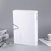 Large-Capacity PP Plastic Handheld Accordion Folder Solid-Color Design Ideal for Organizing Student Papers and Documents