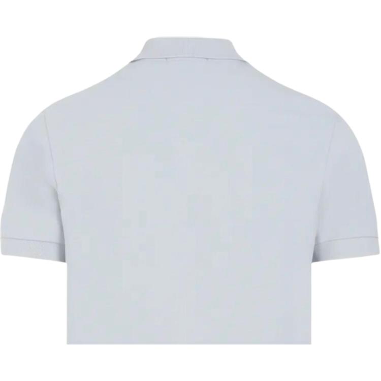 Stone Island Logo Short Sleeve Button Solid Polo Shirt Men polo shirts L1S152200008S0017-V0041