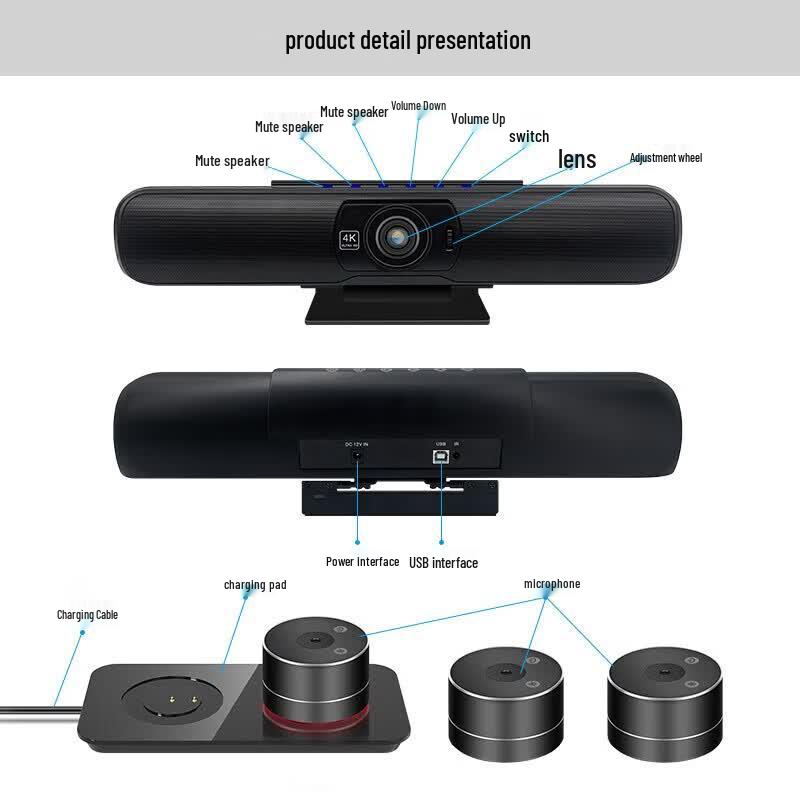 Xungu XG-X600 Wireless Omnidirectional Video Conferencing System (CN Version)
