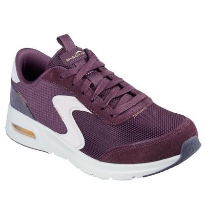 Womens/Ladies Skech-Air Court Air Wave Suede Trainers