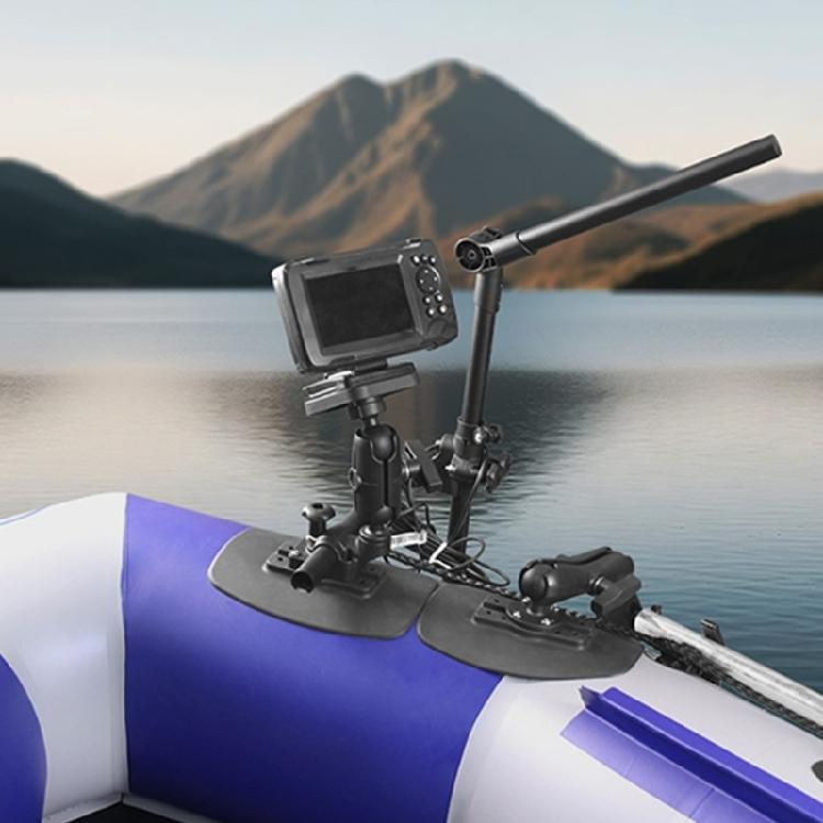 Verstellbare Leichte Fischfinder Unterstützung für Wasserfahrzeuge Mühelose Installation Sichere Klebebasis Breit