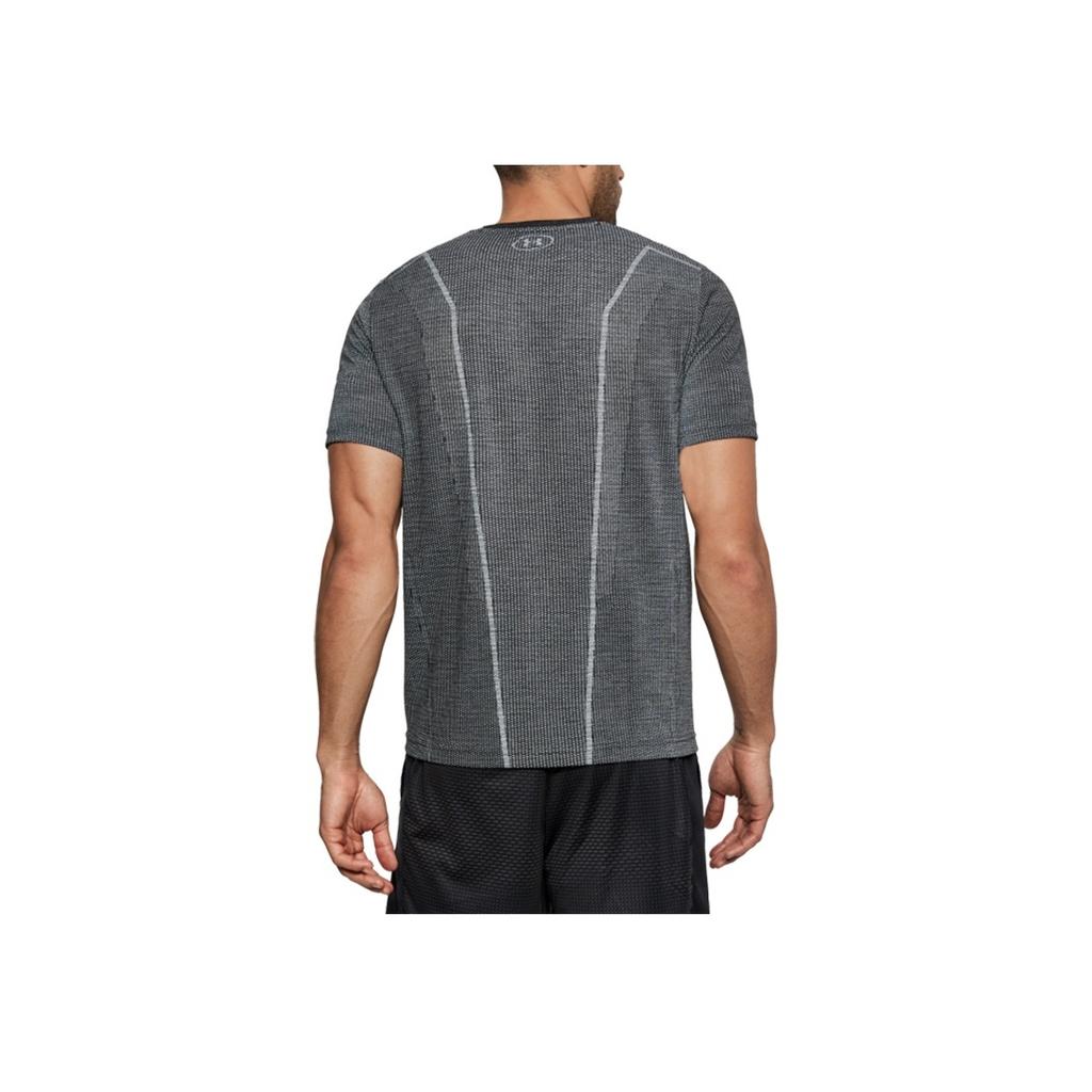 Under Armour Casual Sports Crew Neck Slim Fit T-Shirt Men Tops Dark-Gray 1289596-102