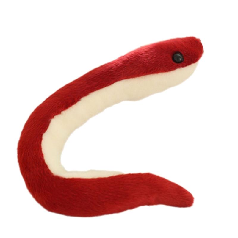 

Posable Plush Snake Dolls Festival Year of 2025 Collectible Dolls for Home Office Table Couch Display Holiday Decoration темно-красного
