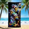 1Pc Christmas Minions Celebration Beach Towel Quick Dry Multiuse For Beach Pool Gym Yoga Home Travel Christmas Halloween Xmas Gift S1236
